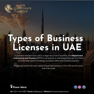 Types of Business License in UAE